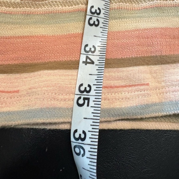 Lauren Ralph Lauren Striped Midi Dress in earthy tones size M - Picture 6 of 10